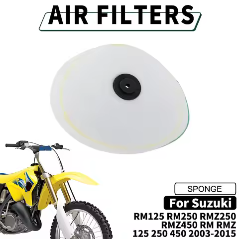 Motorcycle Air Filter Cleaner Intake Sponge For Suzuki RM125 RM250 RMZ250 RMZ450 RM RMZ 125 250 450