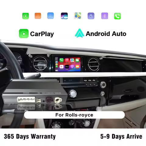 Wireless CarPlay Android Auto Interface for Rolls Royce Wraith/Ghost/Phantom/Dawn Mirror Link AirPla