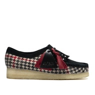 Clarks Womens Wallabee Black TweedCombi