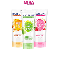 Sữa Rửa Mặt HAZELINE Yến Mạch Dâu Tằm Tràm Trà Cica Nghệ Hoa Cúc 100g