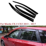 For Mazda CX-5 CX5 2013 2014 2015 2016 2017 Car Window Visor Rain Sun Grd Deflector Shade Awning She