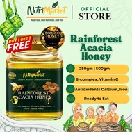 [BUY1 FREE1] [RAYA SALE ] Rainforest Acacia Honey Madu Asli Borneo Sarawak 250g (Borneo)
