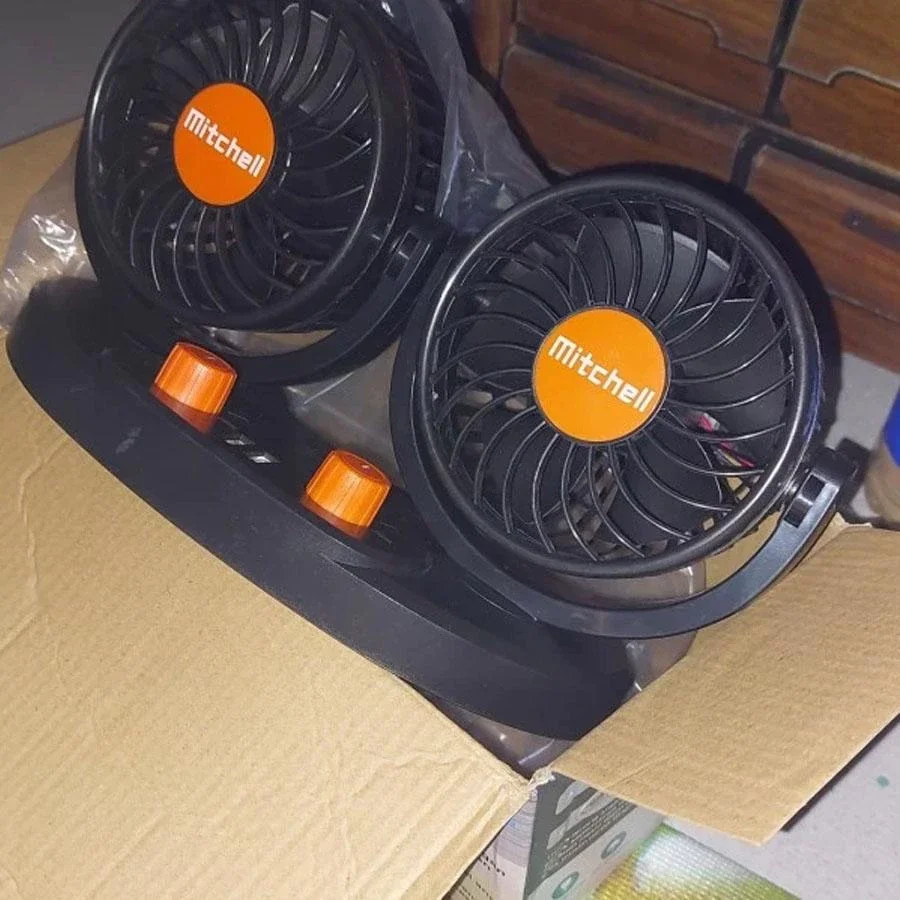 kipas angin mobil 12 volt dan 24 volt USB merek micthel