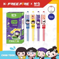 M&G Press Gel Pen Blue Original Authentic Pattern Free Fire