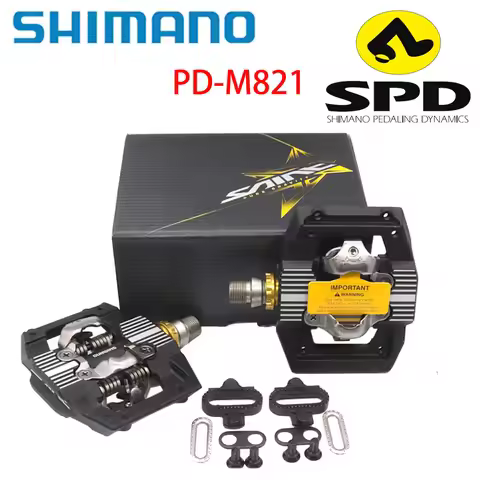 Shimano SAINT PD-M821 SPD Pedals XC/DH/Enduro MTB With SM-SH51 Cleats & Original Box