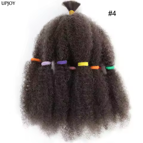 12 inch Afro Kinky Curly Crochet Braid Hair 1B 2 4 30 T27 Marley Twists Braiding Hair Soft Kinky Cur