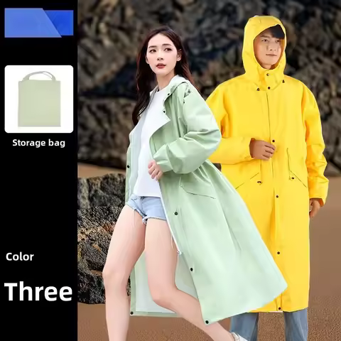 Cross-Border Lightweight Hiking Raincoat, Fashion Trench Coat Design, Chunya Spun Rainstorm Proof Lo
