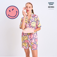 ชุดนอน SLEEPING CLOUD | ชุดนอน 100% LYOCELL ผ้านุ่ม เย็น ใส่สบาย : แขนสั้น ขาสั้น : DANDY THURSDAY