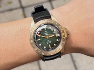 Yema Superman heritage GMT 煙燻漸變綠色面 青銅錶 39mm