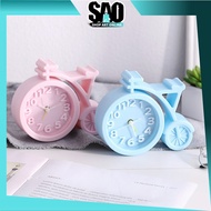 SAO - J5476 Bicycle Alarm Clock / Analog Clock / Cute Clock / Unique Clock / Bicycle Shape Clock / B