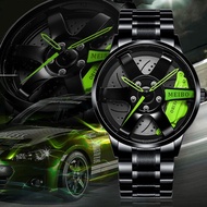 3D Sport Rim Hub Wheel Car Watches Men Sports Watch