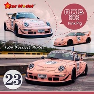 預訂 Pre-Order Star Model 1:64 Rauh-Welt RWB 993 GT 尾翼版 Pink Pig 粉豬 (Der Truffel Jager)