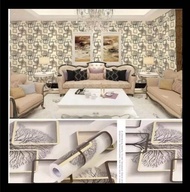 GRATIS ONGKIR!!COD WALLPAPER STIKER DINDING POLKADOT