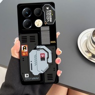 Softcase Infinix Note 40/Note 40s - Motif Mesin  Silikon Pro Camera Casing HP Pelindung Handphone