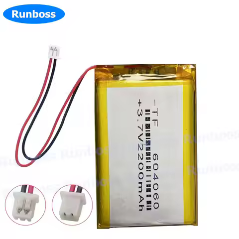 604060 3.7V 2200mAh 1.25mm Li-polymer Battery For Anbernic RG35XX Plus ,RG35XXSP Retro Handheld Game