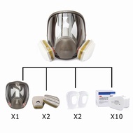 3M 6800 Full Face Mask หน้ากากเต็มหน้า (ของแท้) พร้อมตลับกรอง 6001-6006 ป้องกันสารเคมี กรดแก๊ส ฝุ่นค