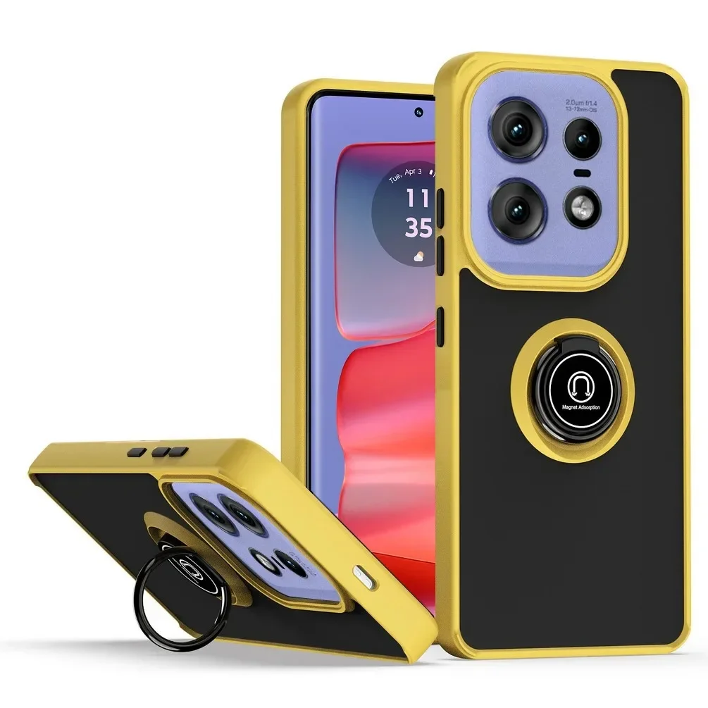 Motorola Moto Edge 50 Pro Fusion Ultra Edge 2024 Armor Matte Case Có Giá Đỡ Vòng Từ Tính Vỏ Chống Số