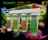 Aquarium Water Filter#2  /4-STAGE FOR AQUARIUM DESIGN  Remove Chlorine &amp; Water Aligment WATER FILTER /Water Filtration