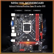 [V E C K] B85 Motherboard B85M VHL LGA1150 Gigabit Ethernet DDR3 Up to 16GB M.2 NGFF M.2 NVME B85M VHL Desktop Motherboard Computer Spare Parts Accessories