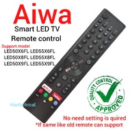 aiwa smart tv remote control for X series LED50X6FL LED55X6FLLED50X8FL LED55X8FL
LED50X9FL LED55X9FL