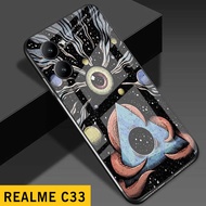 [A55] Realme C33 Case Realme C33 Glitter Glass Softcase Realme C33 Phone Case/ Realme C33 Case/ -