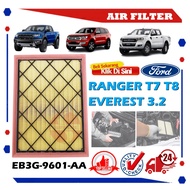 S2U Air Filter Ford Ranger T7 T8 Everest 3.2 2015YR+ EB3G-9601-AA Penapis Angin Udara Kereta