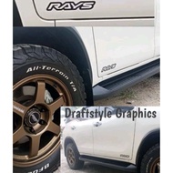 RAYS STICKER (RAYS MAGS STICKER) 2PCS PER ORDER