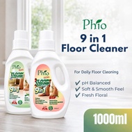 Phio 9 in1 Pembersih Lantai 1000ml | Wax Protection Floor Cleaner 1L Wangi & Fresh
