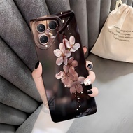HP Softcase Tecno pova 7 5G 2025 Case Flower Motif Case Tecno pova 7 5G Silicone Pro Camera Kesing T