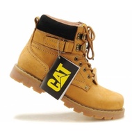 ▽ COD  【New Style！】 【แท้】Caterpillar รองเท้าเดินป่ากันน้ำกลางแจ้งสำหรับผู้ชายและผู้หญิง CAT รองเท้าบูทหุ้มข้อหนัง