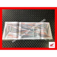 Stripe Sticker Cover Set Honda Wave 125X ULTIMO (2) ( Orange OREN )