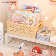 【SPGH】 Collapsible Crate Plastic Folding Storage Box: Hot