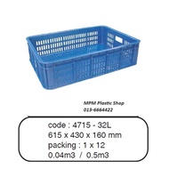 Toyogo Industrial Stackable Basket Container Storage Box 4715 (32L)