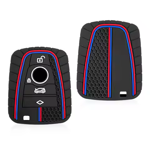 3 Buttons Silicone Remote Control Car Key Protective Case Cover For 2015-2017 BMW i3 i8 Series Car A