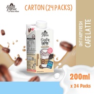 UHT Farm Fresh Cafe Latte 200ml x 24 Packs