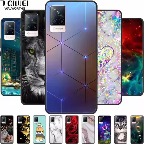 Soft Silicone Phone Case For vivo V21 5G 4G V21E V2027 Y11S Y12S V20 V2025 V 21E TPU Coque Cover for