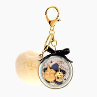 พวงกุญแจ Happy birth day นกฮูกปอมๆ มีลายทั้งสองด้านน่ารักมากๆ