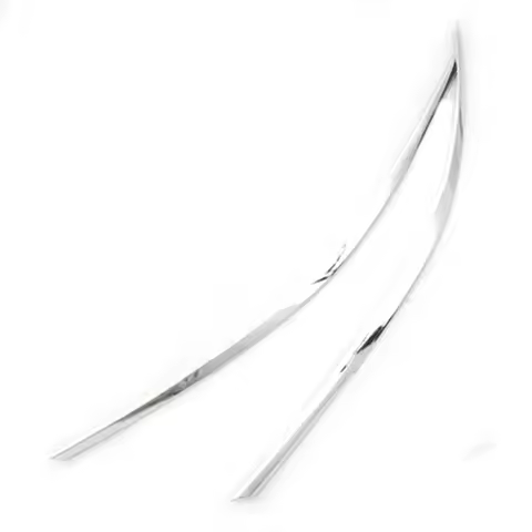Chrome Styling Head Light Eyelid Trim for Hyundai Sonata i45