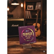 One Set of Dluxe Acoustic Guitar Strings with Bonus Spare Strings