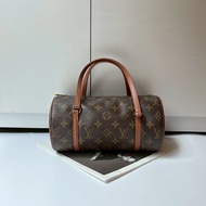 LV 老花中號滾筒手提包