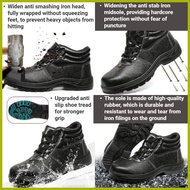 ☫ ➷ ❏ ◵ Braph Safety Shoes for Men High Cut Safety Boots Anti Slip Caterpillar Steel Toe Shoe