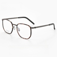 แว่นตาน้ำหนักเบาเป็นพิเศษและอินเทรนด์สุดแว่นตาแฟชั่นใส่สบายกรอบแก้วใบสั่งเกี่ยวกับสายตาไทเทเนียมแท้ย