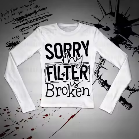 Grunge Clothes for Women Japanese Y2k Tops Women's T-shirts Female Clothing Shoujo Girl Style Gothic