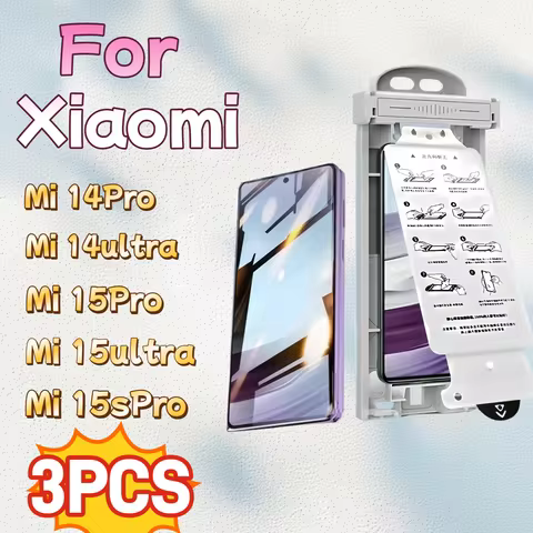 3PcsFor XIAOMI 15Ultra 14Ultra 15S Pro 14 15 Pro Ultra Ceramic Film Screen Protector No Dust Easy In