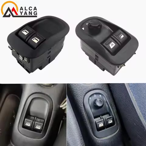 Electric Power Window Switch Master Button Control Windows Mirror Switch 6554.WA For Peugeot 206 200