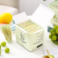 Fine Bamboo Independent Transparent Hotel Household Disposable Root Small Package 2,000 Hotel Toothp