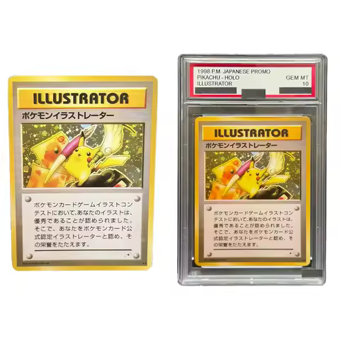 DIY PTCG 1999 PIKACHU Custom Handmade Holographic Collectible Card With Protective Card Sleeve Optio