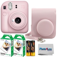 Fujifilm Instax MiniI 12 Instant Film Camera Blossom Pink, Fujifilm Instax Mini Twin Pack Instant Fi
