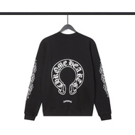 Chrome Hearts Street Wear Chrome Hearts Cross Horseshoe Sweatshirt Men Women Loose