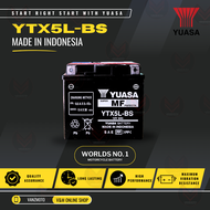 Yuasa YTX5L-BS Motorcycle Battery (INDONESIA) best for Suzuki Raider 150 Carb